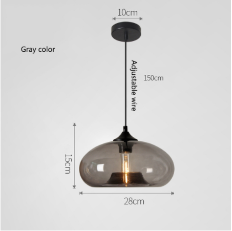 Gris humo D28 * H15cm