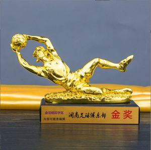 Golden Customized Resin Football Goalkeeper <strong>Trophies</strong> Art-inspired <strong>Cup</strong> Model for Sports for Souvenir or Gift Use - Product Image 6