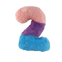 Boneka Plush Isi Dakron Bahan Katun Lembut Bordir Desain Lucu Buatan Produsen Khusus 2025 Nomor untuk Aksesoris