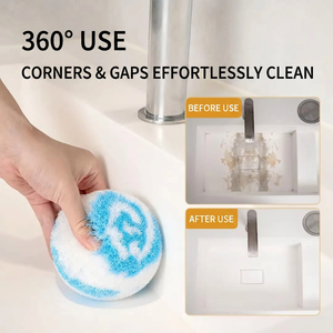 Balle de nettoyage écologique Magic Solid pour la salle de bain, les carreaux, les robinets, les douches, détartrage et nettoyage des fissures avec fibres PP, livraison directe - Product Image 2