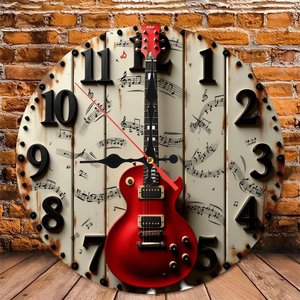 Round Wooden Wall <b>Clock</b> 25x25cm Eco Friendly Solid Wood Minimalist Living Room <b>Bedroom</b> Decor - Product Image 5