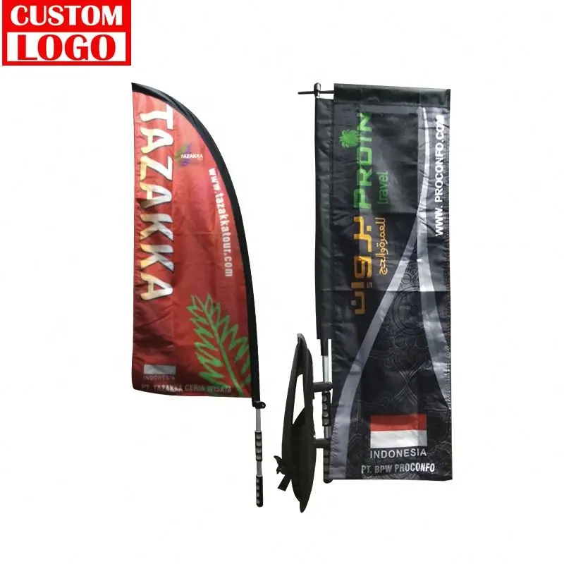 Running Teardrop Backpack Flag Walking Around Display Stand Flag Sport Flag Backpack