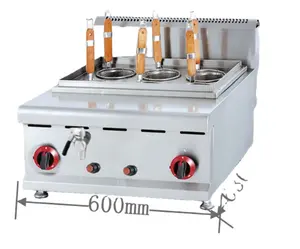 ขายส่ง อิเล็กทรอนิกส์ noodle cooker-LPG Gas สแตนเลส6ทำอาหารผักอาหารเช้าเครื่องทำอาหารพาสต้าก๋วยเตี๋ยวหม้อไอน้ำ
