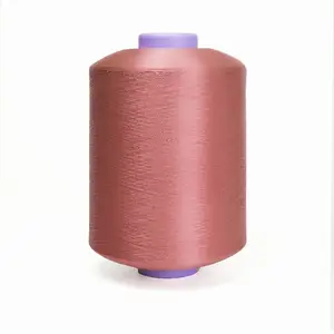 Colorful Fabric Yarn 150d Polyester Yarn Price Great 150144 DTY Textured Yarn Manufacturers