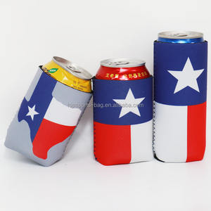 Pewarna sublimasi bendera <span class=keywords><strong>Texas</strong></span> dapat dilipat bir dapat pendingin 12 oz minuman Neoprene dapat mencakup lengan - Product Image 5