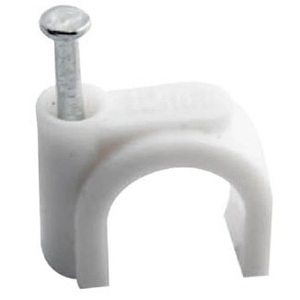 Cable <b>Clips</b> 6mm 100 Pieces For Wire Management And Organization - Product Image 3