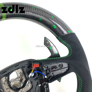 Volante de Fibra de Carbono Forjado Personalizado para <span class=keywords><strong>Audi</strong></span> Q3 Q5 Q7 Q8 Q5L Q7L RSQ7 QSQ5 RSQ8 <span class=keywords><strong>RSQ3</strong></span> SQ5 A5 A6 A7 con Levas de Cambio - Product Image 5