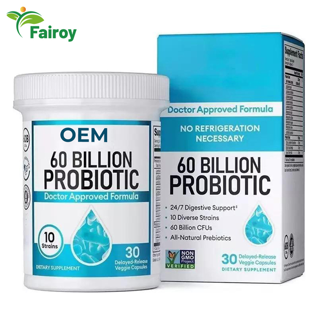 OEM Organic Prebiotics Plant-Based Capsules for Health Conscious Adults Daily Gut Balance and Internal Wellness