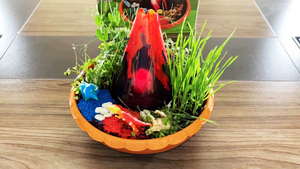 Dinosaur Habitat Volcano Stem Kids Science Kits Toys Grow Plants Toys Educational Montessori - Product Image 6