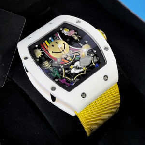 Montre mécanique de luxe pour homme, boîtier en alliage, cadran à aiguilles, verre saphir, bracelet en tissu, 48 mm, étanche 20 ATM, mouvement caché - Product Image 6