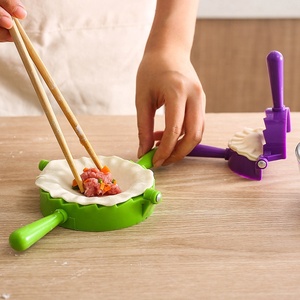 Bộ dụng cụ làm bánh bao gia đình bán chạy 4 món bằng nhựa, khuôn ép bột, dụng cụ làm bánh bao, dụng cụ làm jiaozi - Product Image 2