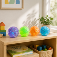 Ballon d'exercice anti-stress personnalisé en plastique TPR durable pour soulager le stress