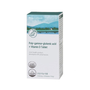 SIVIA HEALTHCARE Ácido Poli-Gamma-Glutámico + Vitamina D en Tabletas 1000mg 120 Tabletas Apoyo para la Salud de las Articulaciones - Product Image 2