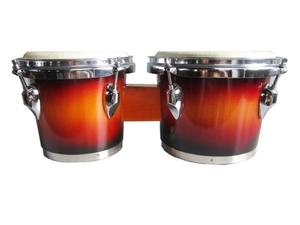 Instrumento de percusión de alto grado Instrumento de tambor musical Madera natural 7 "+ 8" Tambores <span class=keywords><strong>Bongo</strong></span> a la venta - Product Image 2