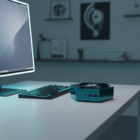 Mini PC Host para Trading con Múltiples Pantallas, Compatible con 4 Monitores, Rendimiento Estable para Análisis de Acciones y Plataformas Financieras