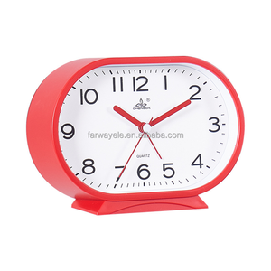 นาฬิกาปลุกแบบแอนะล็อกตั้งโต๊ะขนาดเล็กนาฬิกาตั้งโต๊ะแบบย้อนยุคใช้แบตเตอรี่นาฬิกาตั้งโต๊ะโลหะแบบเลื่อนได้พร้อมกลไกการเคลื่อนที่แบบใช้มือปลุก - Product Image 5