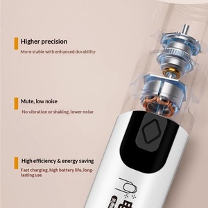 Lampe de manucure <span class=keywords><strong>électrique</strong></span> 3-en-1 : <span class=keywords><strong>Ponceuse</strong></span>, polisseuse, dissolvant de cuticules et de vernis gel, stylo de soin des ongles en plastique - Product Image 3