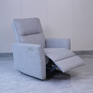 Fauteuil inclinable électrique moderne en cuir, pivotant et relevable, avec design pliable, idéal pour appartements et villas (vente en gros) - Product Image 5
