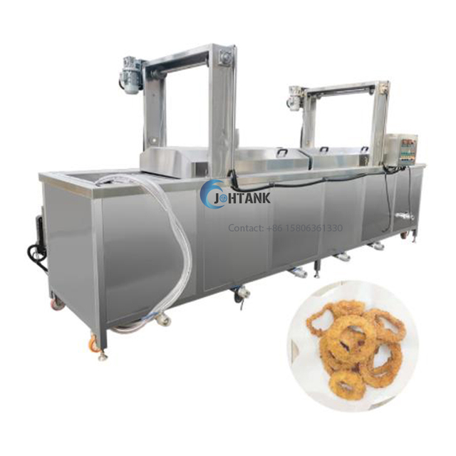 Best Selling Continuous Gas Electric Deep Fryer Automatic Commercial Food Frying Machine for Potato Chips Donuts Competitive