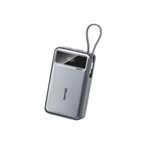 พาวเวอร์แบงค์ขนาดกะทัดรัด 20000mAh พร้อมโลโก้สั่งทำพิเศษ รองรับการชาร์จเร็ว 22.5W สายชาร์จในตัว พร้อมหน้าจอ LED - Product Image 6