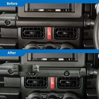 Support de smartphone CAR MATE pour Suzuki Jimny Genuin Installation de remplacement de panneau d'usine JB74 NZ824 série accessoires intérieurs