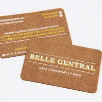 Cartes de Visite avec Logo Personnalisé Papier d'Impression Papier Couché Imprimé Imperméable de Haute Qualité Cartes de Visite