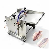 Machine à peler la peau de poisson de table, petite machine à retirer la peau de poisson pour les magasins de fruits de mer et la préparation de filets de poisson