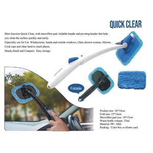 Outil de nettoyage de pare-brise multifonction, époussette de voiture, essuie-glace de vitres avec poignée <span class=keywords><strong>pliable</strong></span> et tête pivotante - Product Image 2