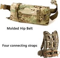 Sac à dos tactique Spoir MOLLE 2 en polyester avec cadre, grand format / OCP Outdoor