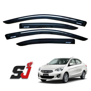 โรงงานอุปกรณ์ตกแต่งภายนอกรถยนต์กวางโจวเซินเจียน ผลิตภัณฑ์ขายดี ที่บังแดดหน้าต่างแบบฉีดพลาสติก<span class=keywords><strong>สี</strong></span><span class=keywords><strong>ดำ</strong></span> สำหรับรถยนต์ <span class=keywords><strong>Attrage</strong></span> / Mirage G4 - Product Image 1