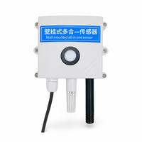Capteur environnemental multi-paramètres pour élevage avicole, sortie Modbus RTU, boîtier étanche, protection anti-éclaboussures