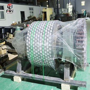 Sistema de fresado CNC de pórtico de cinco ejes con sistema de control Siemens BT50 para rodillos, núcleos y revestimientos de minería grandes y pesados - Product Image 1