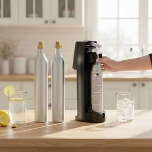 Bouteille de <span class=keywords><strong>CO2</strong></span> Tped Europe Top Greatwhip 0,6 L pour <span class=keywords><strong>SodaStream</strong></span> – <span class=keywords><strong>Cylindre</strong></span> de <span class=keywords><strong>CO2</strong></span> pour eau gazeuse, idéal pour la consommation quotidienne, vente en gros - Product Image 2
