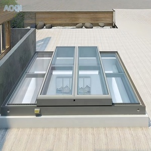 <span class=keywords><strong>Toit</strong></span> <span class=keywords><strong>ouvrant</strong></span> panoramique coulissant automatique en aluminium, double vitrage trempé pour balcon/<span class=keywords><strong>veranda</strong></span>/souterrain, <span class=keywords><strong>toit</strong></span> imperméable à deux sens - Product Image 2