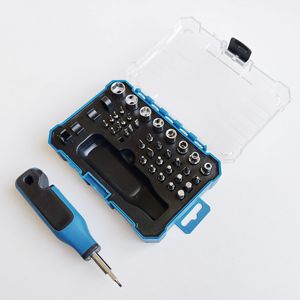 ชุดไขควงสำหรับใช้ในบ้าน 39 ชิ้น ยี่ห้อ Lixin ชุดเครื่องมือซ่อมแซมบ้านแบบเปลี่ยนหัวได้ ใช้กับระบบเมตริก - Product Image 1