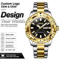 Montres à quartz pour hommes OEM 5560, nouvelles, étanches, aiguilles lumineuses, montre de luxe en acier inoxydable pour hommes, Montre Relojes