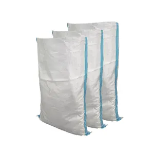 工場カスタマイズPP織りバッグカラーストライプパッキングフィード、種子肥料PPバッグスクラップ