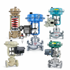 Regulador de flujo de <span class=keywords><strong>gas</strong></span>, válvula de control de agua neumática, modulación de calidad estable - Product Image 2