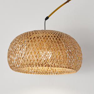 Lampe de sol de style Wabi-Sabi, salon de thé rétro japonais, art zen design, lecture au chevet de la chambre à coucher - Product Image 4