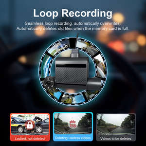 Cámara para Auto 4G+2G de 3 Canales, Grabadora de Video con Compresión H.265, Reconocimiento Facial por IA, WiFi, 3 Cámaras, ADAS, DMS - Product Image 4