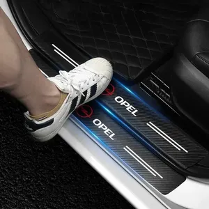-1040 4 Pezzi Adesivi in Fibra di Carbonio per Auto, Protezione Soglia Porta Impermeabile Monouso per Opel Astra j g <span class=keywords><strong>Insignia</strong></span> Corsa <span class=keywords><strong>d</strong></span> Vectra c - Product Image 5