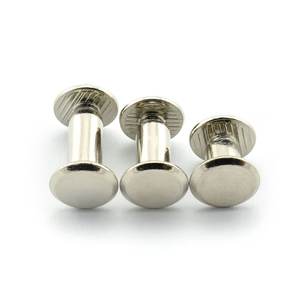 Remaches de aluminio, acero inoxidable y latón de doble cabeza personalizados al por mayor - Product Image 1