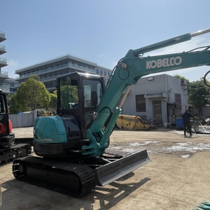 Mini-excavatrice KOBELCO SK50SR d'occasion, excavatrice sur chenilles hydraulique de 5 tonnes, matériel de construction - Product Image 3