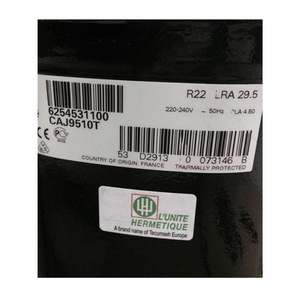 Compresor de Refrigeración HYZL CAJ9510T, Alimentación de CA Estacionaria, Uso Industrial - Product Image 3