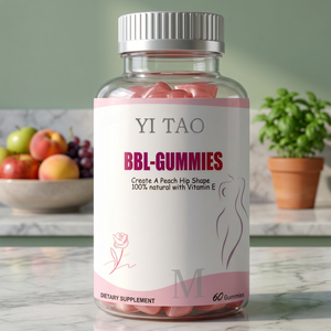 High-quality OEM private label BBL hip and <b>butt</b> <b>enhancement</b> gummies for women, designed to lift shape and amplify volume - Product Image 1