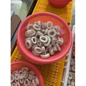 Personalize Frozen Blanched Squid Ring Frozen Indian Squid Ring pele sem pele no preço competitivo