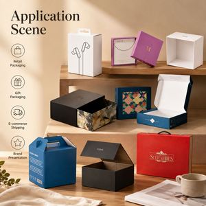 Caja de Cartón Corrugado Personalizada para Regalos, con Múltiples Estilos, para Velas y Marcos de Fotos, Producción Profesional OEM/ODM - Product Image 3