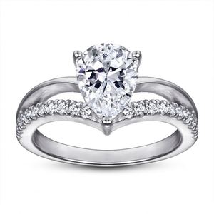 แหวนเครื่องประดับสเตอร์ลิงน่ารักเรียบง่ายแหวนเงิน925สำหรับเด็กผู้หญิง - Product Image 1