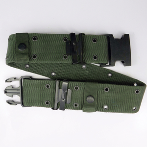 OEM Leather PVC Cotton Professional Tactical Belt Quick Release Buckle Unisex Olive Green Eco-friendly Field Outdoor Operations - Product Image 1