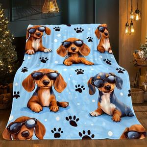 Halloween Pumpkin Skeleton Flannel Blanket Throw Blanket Nap Blanket Halloween Decor Fall Decor Super Soft <b>Machine</b> Washable - Product Image 3